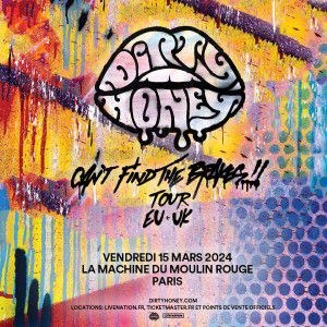 Dirty Honey en concert à La Machine du Moulin Rouge en 2024