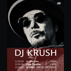 Dj Krsuh Concert La Machine du Moulin Rouge Paris 2026