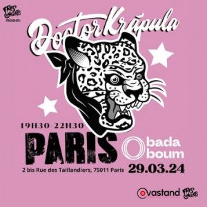 Doctor Krapula en concert au Badaboum en mars 2024