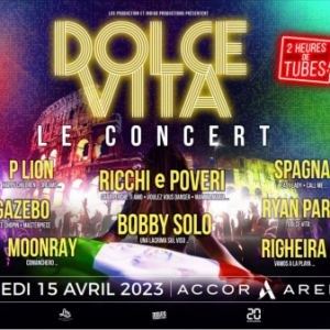 Dolce Vita en concert à l'Accor Arena en 2023