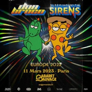 Billets Don Broco & Sleeping With Sirens Cabaret Sauvage - Paris samedi 11 mars 2023
