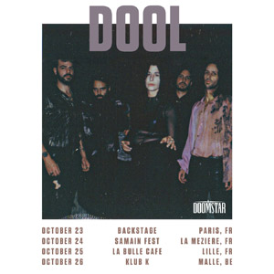 Dool en concert Backstage By the Mill le 23 octobre 2025