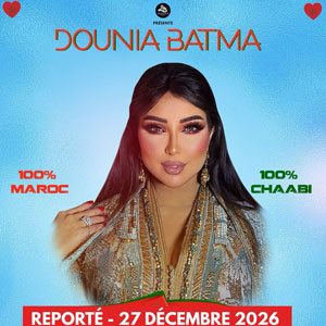 Dounia Batma en concert Zénith Paris - La Villette en décembre 2026