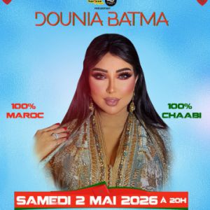 Dounia Batma en concert Zénith Paris - La Villette en mai 2026