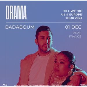 Drama en concert au Badaboum en décembre 2023