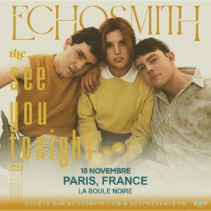 Echosmith en concert à La Boule Noire le 18 novembre 2023