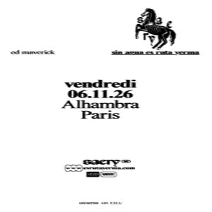 Ed Maverick Concert Alhambra Paris 2026