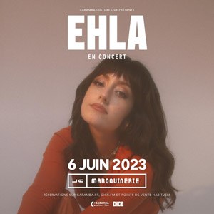 Ehla en concert à La Maroquinerie en juin 2023