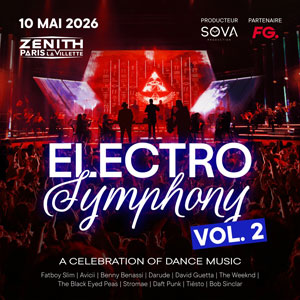 Electro Symphony Vol.2 Concert Zénith Paris - La Villette Paris 2026