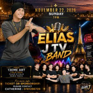 Elias J TV Band Concert Le 13ème Art Paris 2026