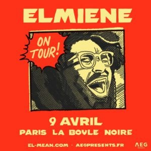 Elmiene en concert à La Boule Noire en avril 2024