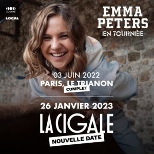 Billets Emma Peters La Cigale - Paris jeudi 26 janvier 2023