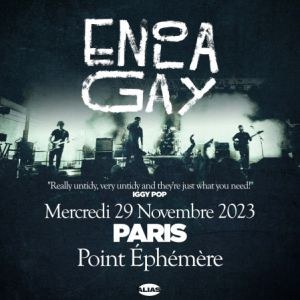 Enola Gay en concert au Point Ephemere le 29 novembre 2023