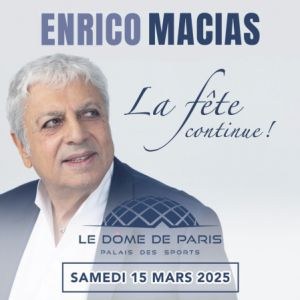 Enrico Macias en concert au Dôme de Paris en 2025