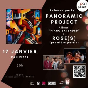 Ensemble Panoramic Project + Rose(S) en concert Pan Piper
