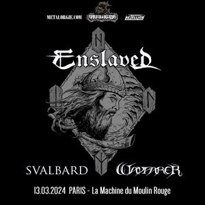 Enslaved en concert à La Machine du Moulin Rouge en 2024