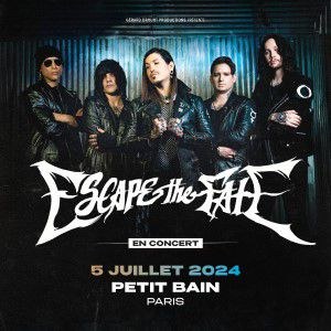 Escape The Fate en concert au Petit Bain en 2024