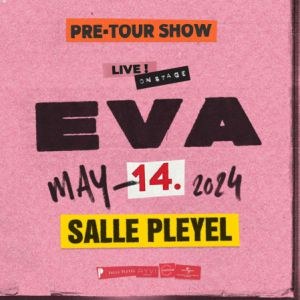 Eva en concert à la Salle Pleyel en mai 2024