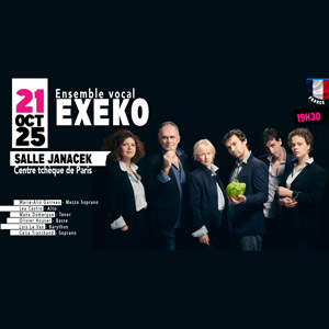 Exeqo en concert Centre Tchèque de Paris le 21 octobre 2025