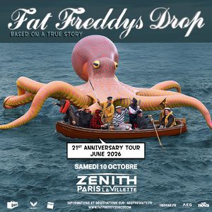 Fat Freddy's Drop en concert Zénith Paris - La Villette en octobre 2026