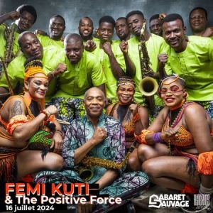 Femi Kuti & The Positive Force en concert au Cabaret Sauvage