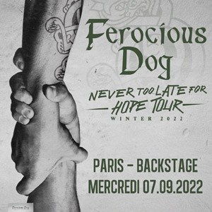 Billets Ferocious Dog Backstage By the Mill - Paris mercredi 7 septembre 2022