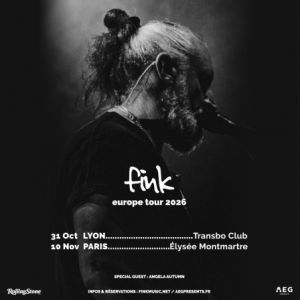 Fink Concert Elysée Montmartre Paris 2026