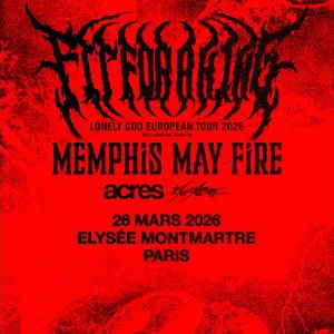 Fit For A King en concert Elysée Montmartre le 26 mars 2026