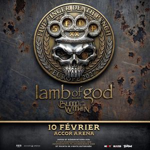 Five Finger Death Punch Concert Accor Arena Paris 2027