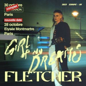 Fletcher en concert à l'Elysée Montmartre en 2023