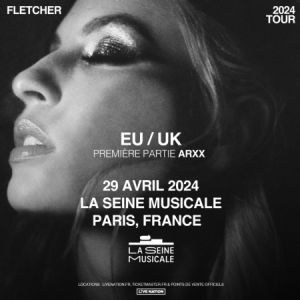 Fletcher en concert à La Seine Musicale en avril 2024