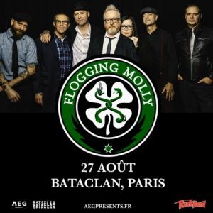 Flogging Molly en concert au Bataclan en août 2024