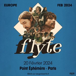 Flyte en concert au Point Ephemere en février 2024