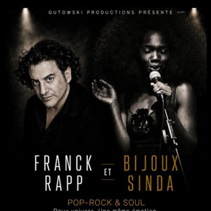 Franck Rapp et Bijoux Sinda Concert La Divine Comédie Paris 2026