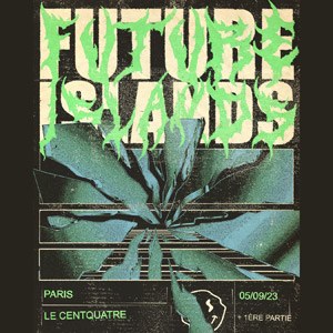 Future Islands en concert au Centquatre