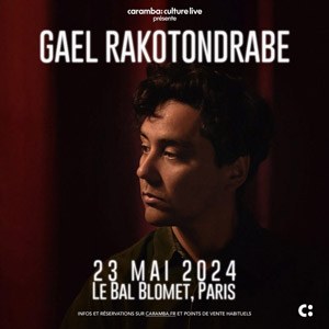 Gael Rakotondrabe en concert au Bal Blomet en mai 2024