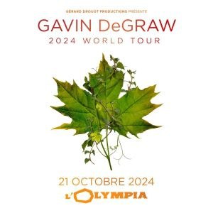 Gavin Degraw en concert à L'Olympia en 2024