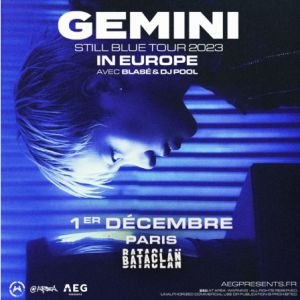 Gemini en concert au Bataclan en décembre 2023