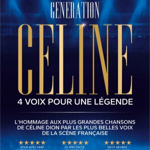 Génération Céline en concert Zénith Paris - La Villette en janvier 2027