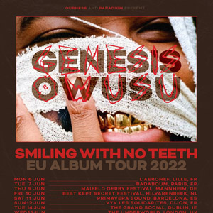 Genesis Owusu en concert au Badaboum en 2022