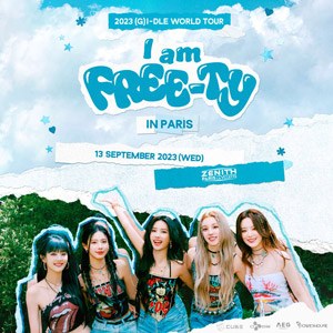(G)I-DLE en concert au Zénith de Paris le 13 septembre 2023