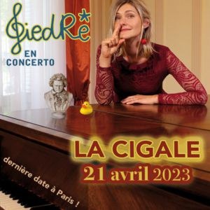 GiedRé en concert à La Cigale en avril 2023