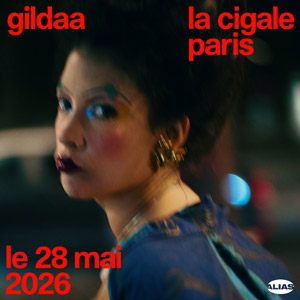 Gildaa en concert La Cigale le 28 mai 2026