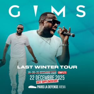 GIMS en concert Paris La Défense Arena le 22 décembre 2025