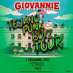 Giovannie and The Hired Guns en concert Les Étoiles en décembre 2023