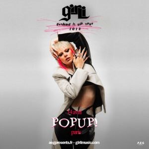 Girli en concert au Pop Up! en avril 2023