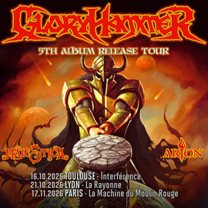 Gloryhammer en concert La Machine du Moulin Rouge en novembre 2026