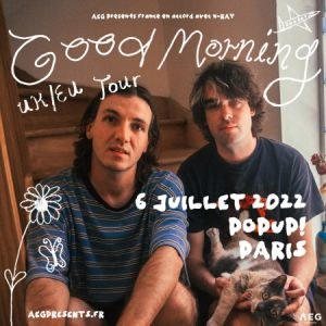 Good Morning en concert au Pop Up! en juillet 2022