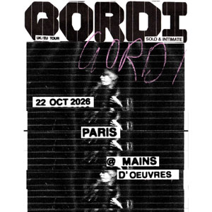 Gordi Concert Mains d'Oeuvres Saint-Ouen 2026