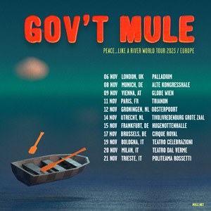 Gov't Mule en concert Le Trianon le 11 novembre 2023